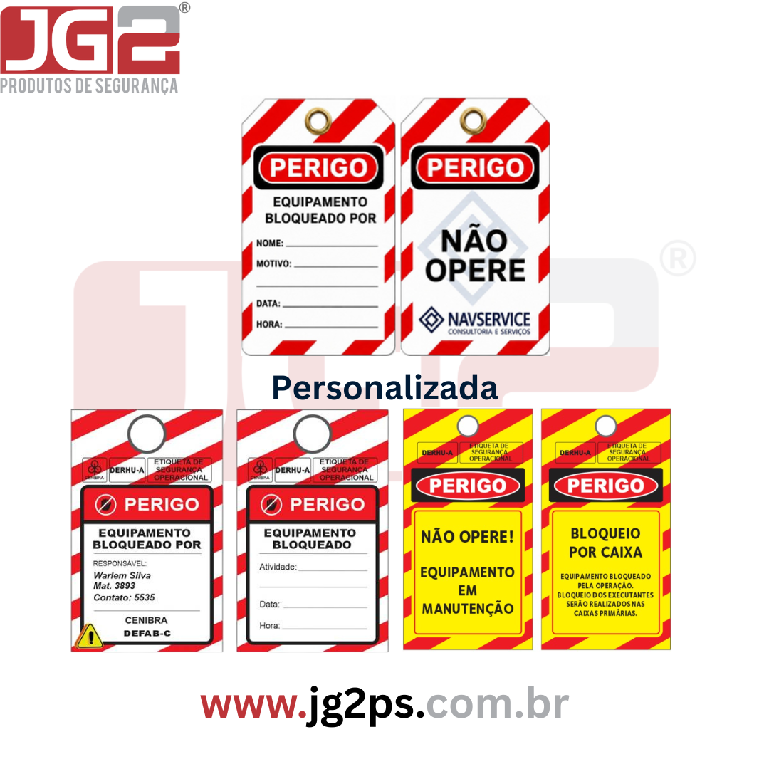 Etiqueta de Bloqueio Personalizada JGL600-9