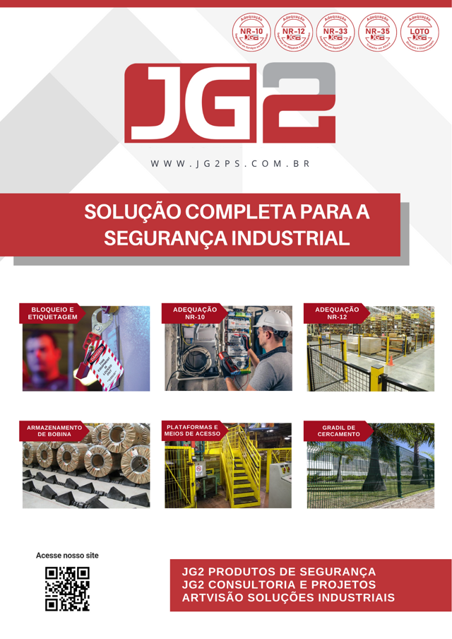 Segurança Industrial — Catálogo JG2®